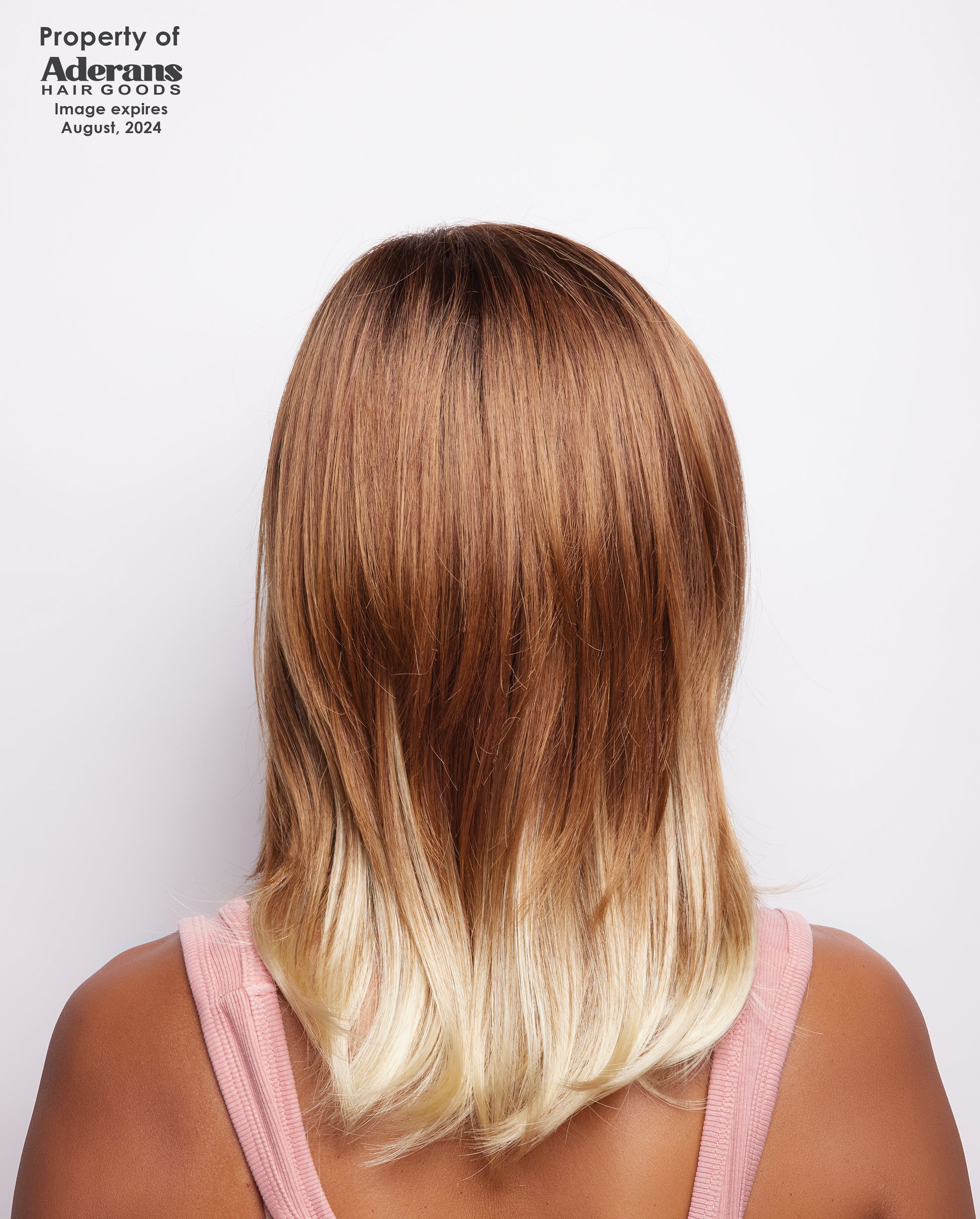 Harlee back view shown in Melted Coconut