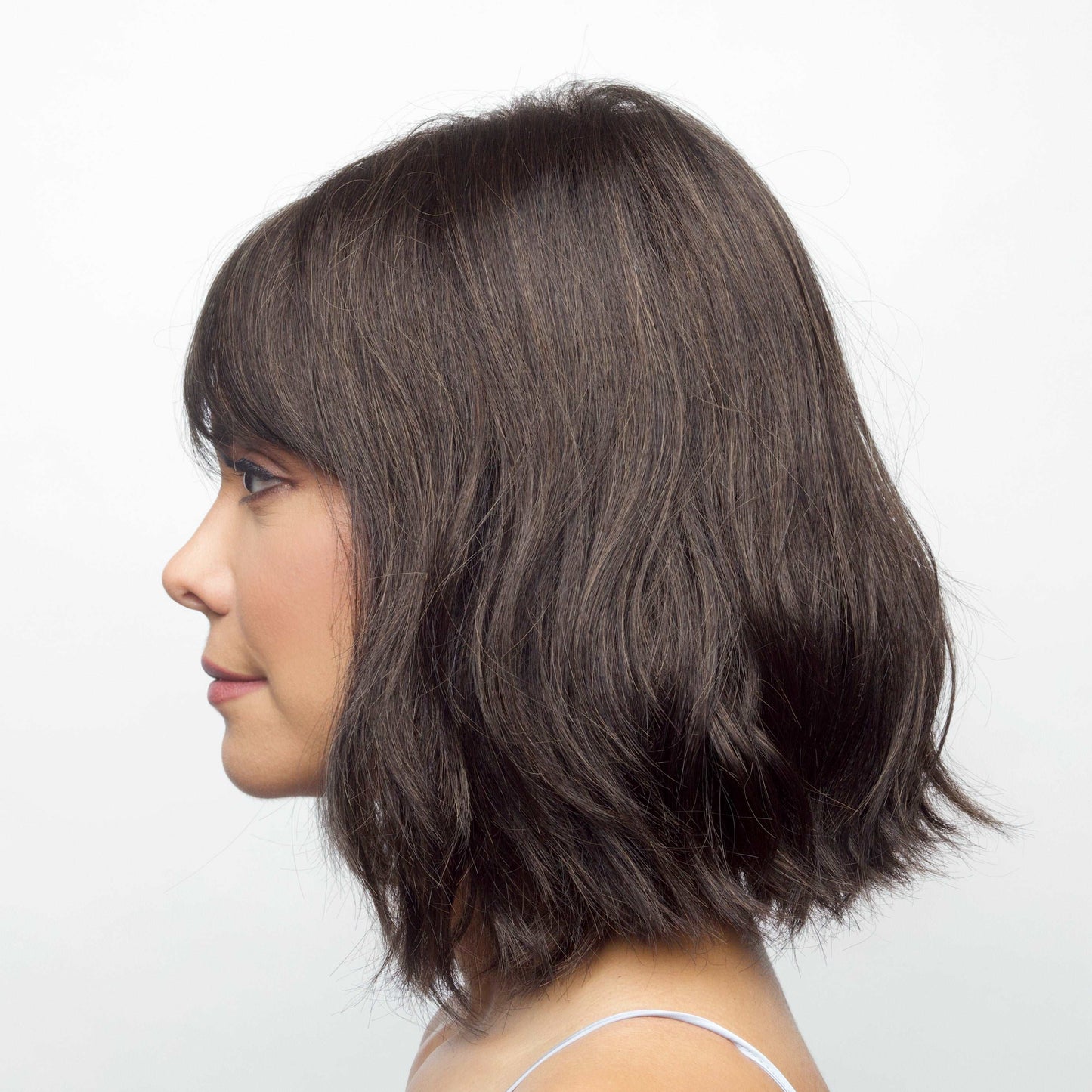 Alexi side view shown in Deep Smoky Brown