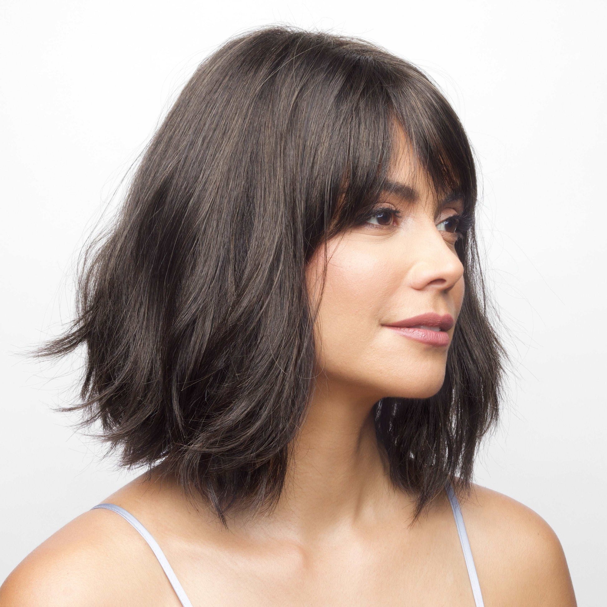 Alexi side view shown in Deep Smoky Brown