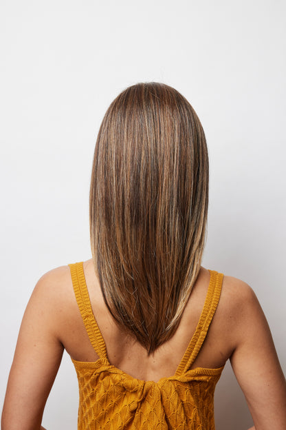 Arden back view shown in Chocolate Twist