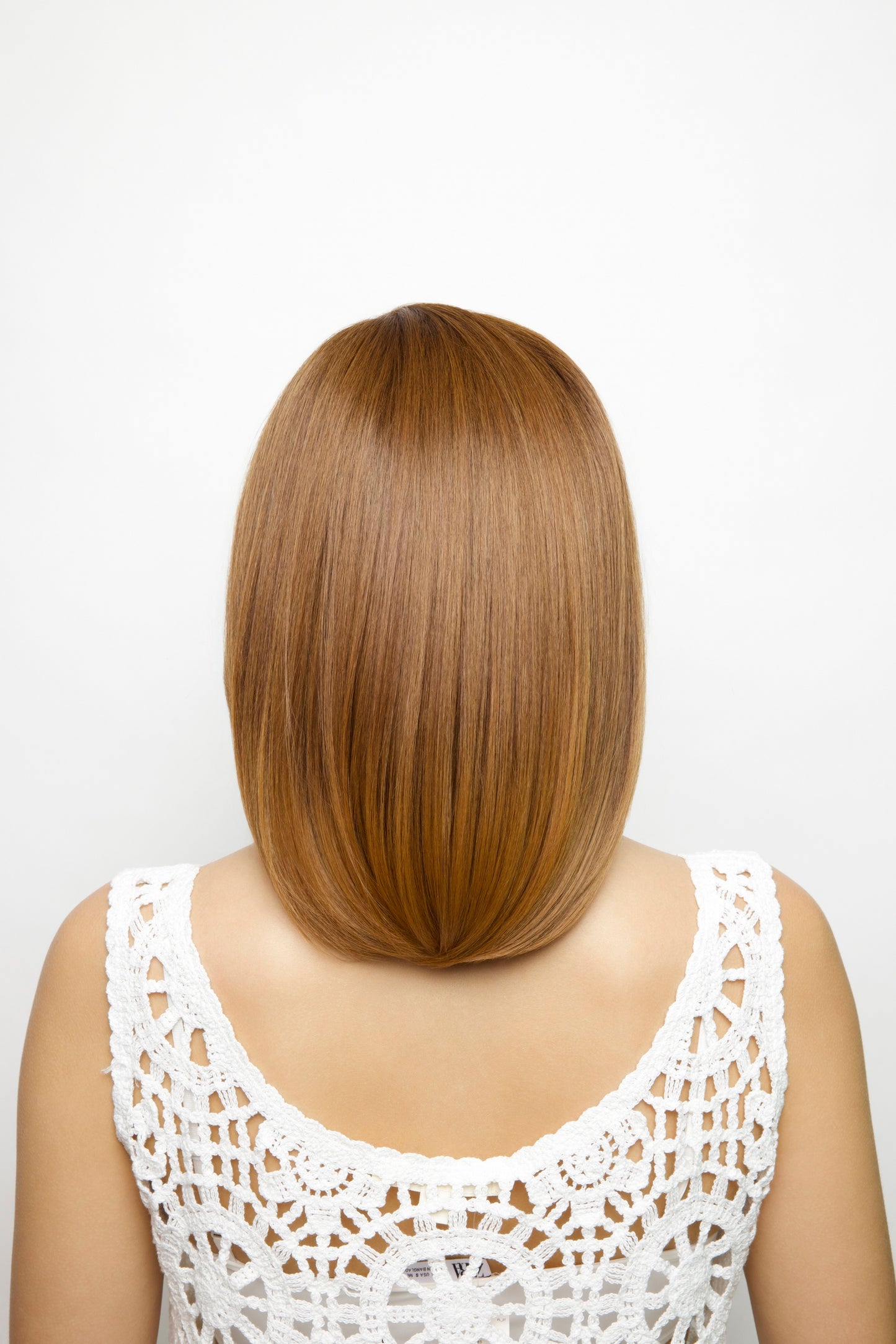 Back view of  Davina Shown in Ruby Chocolate