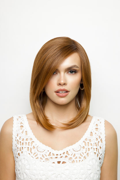 Front view of  Davina Shown in Ruby Chocolate