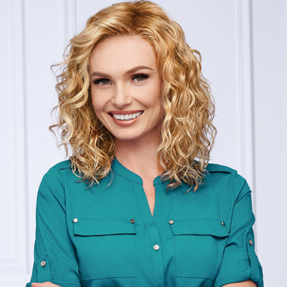 Radiant Beauty front view shown in GL16-27 Buttered Biscuit