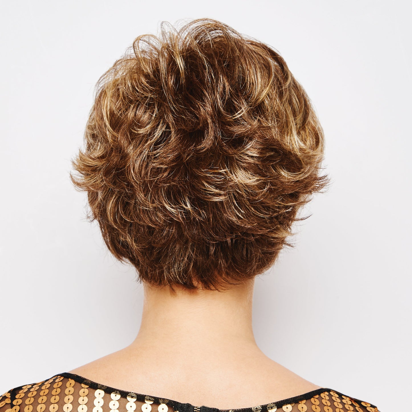 Gala back view shown in G811+ Mahogany Mist