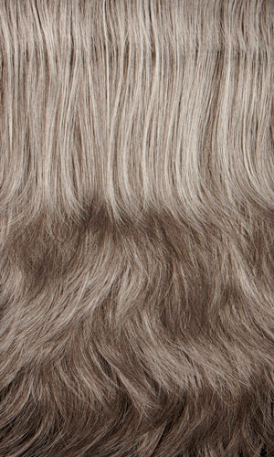 44H | Medium brown mixed with 50% grey on top and 25% grey in back