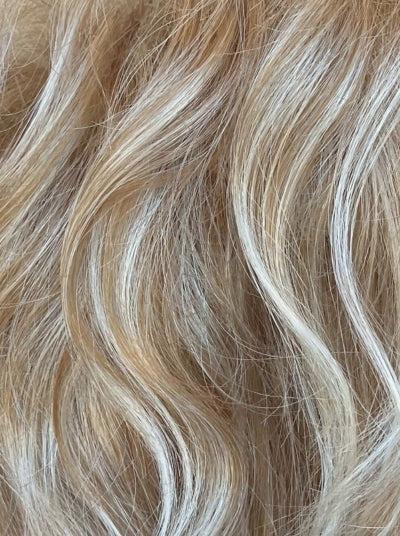 88H | Dark strawberry blonde with light wheat blonde highlights