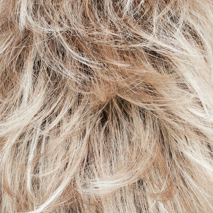 Mocha-H | Rooted Dark with Medium Ash Blonde with Platinum Blonde highlight