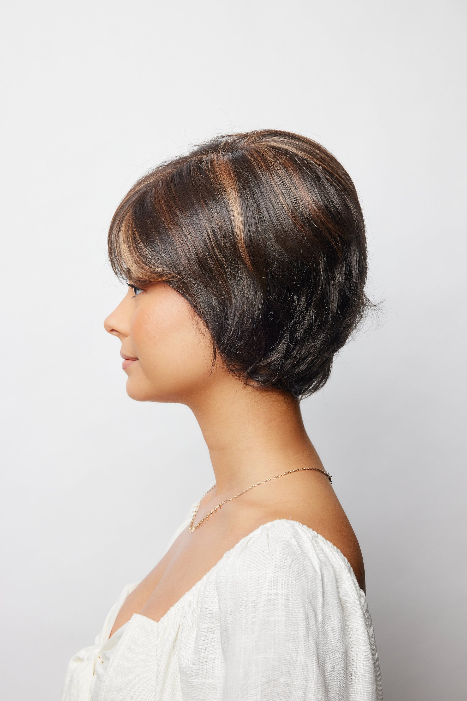 Pixie TP Mono side view shown in Coffee Latte