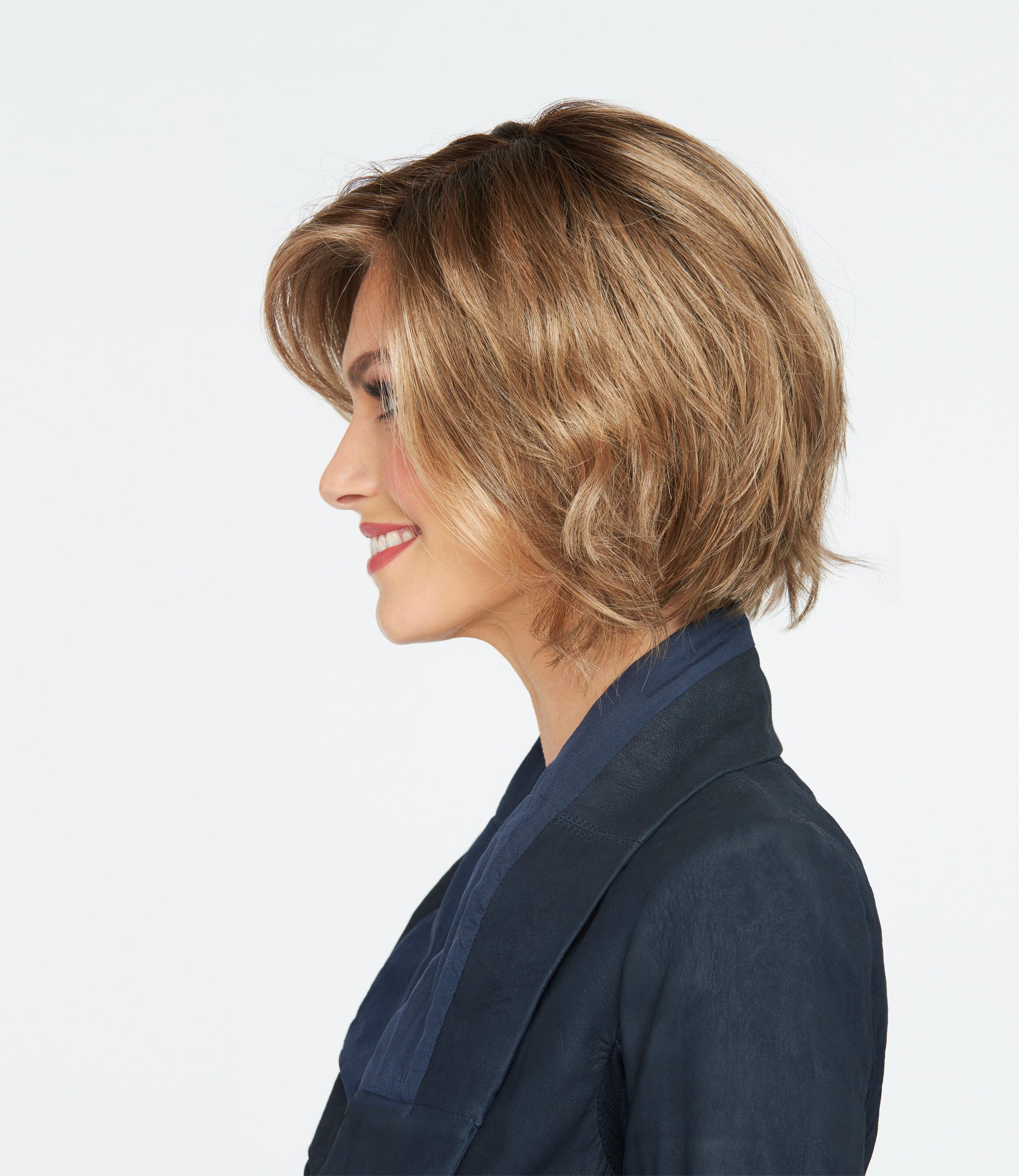 Ahead of the Curve side view shown in R29S+ Glazed Strawberry