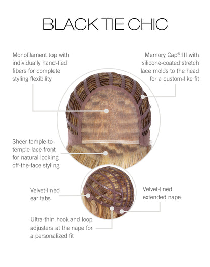 Black Tie Chic Cap Construction