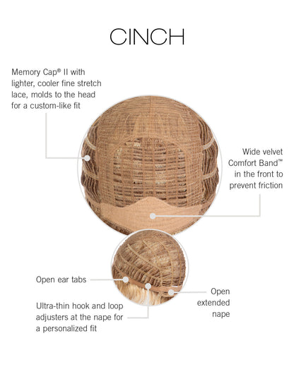 Cinch cap construction
