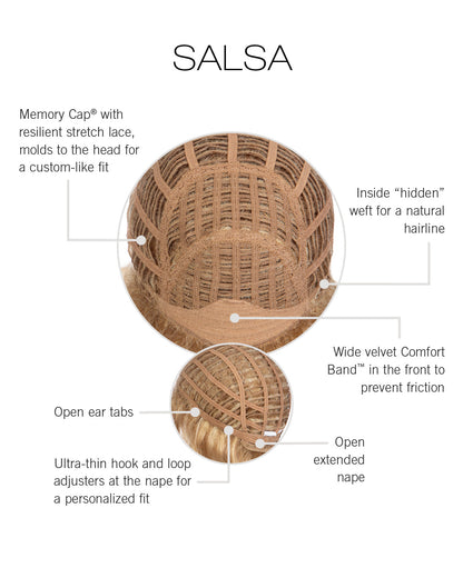 Salsa by Raquel Welch cap construction