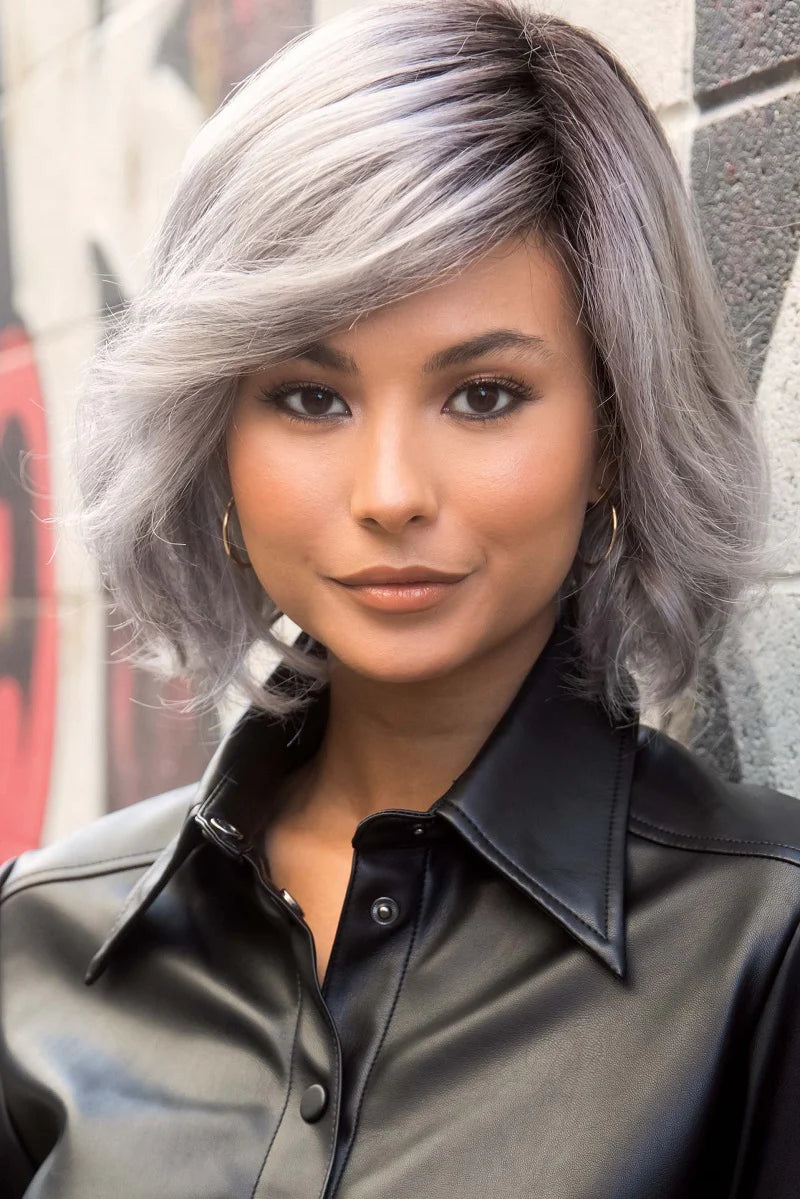 Adeline shown in Smoky Gray