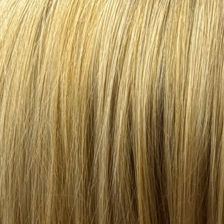 Sandalwoodâ€“H | Rooted Dark with Dark Gold Blonde with Platinum Blonde highlights