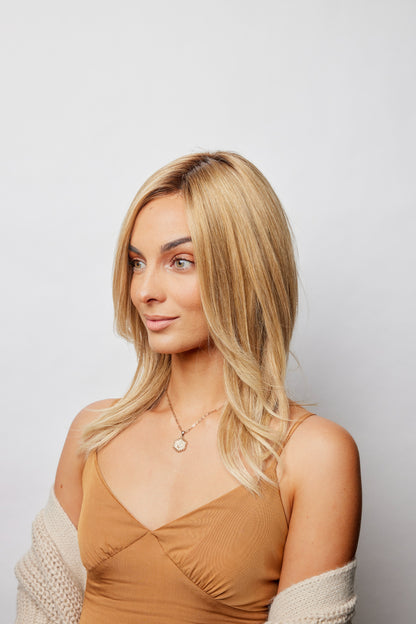Thea side view shown in Moonlight Blond R