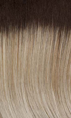 10/613GR | Light ash blonde with platinum blonde highlights and medium brown roots