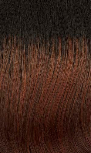 131GR | Fire red with auburn highlights and dark brown roots